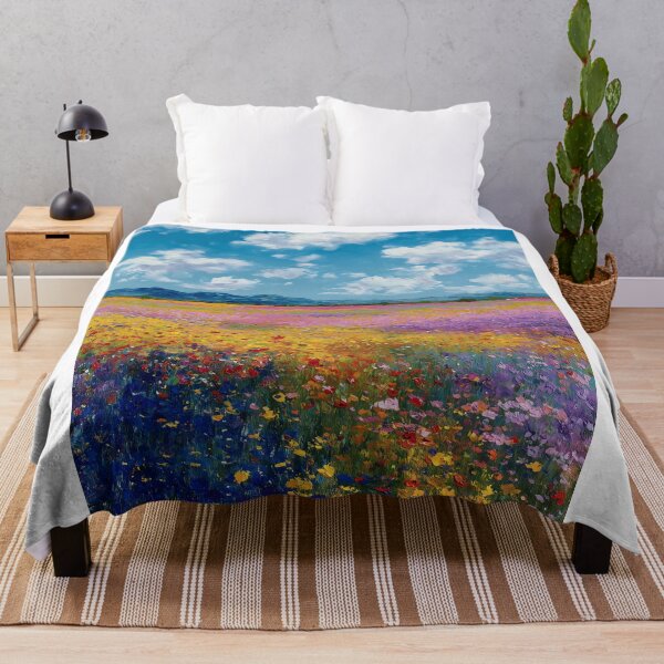 Item preview, Vibrant Wildflower Landscape designed and sold by lautir.