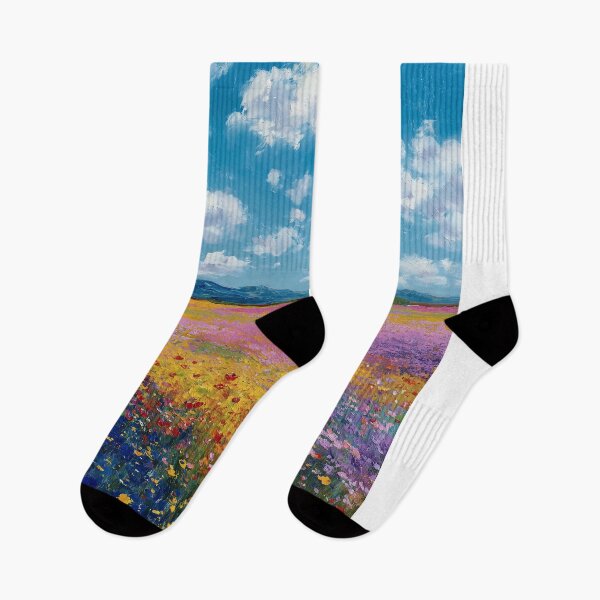 Item preview, Vibrant Wildflower Landscape designed and sold by lautir.
