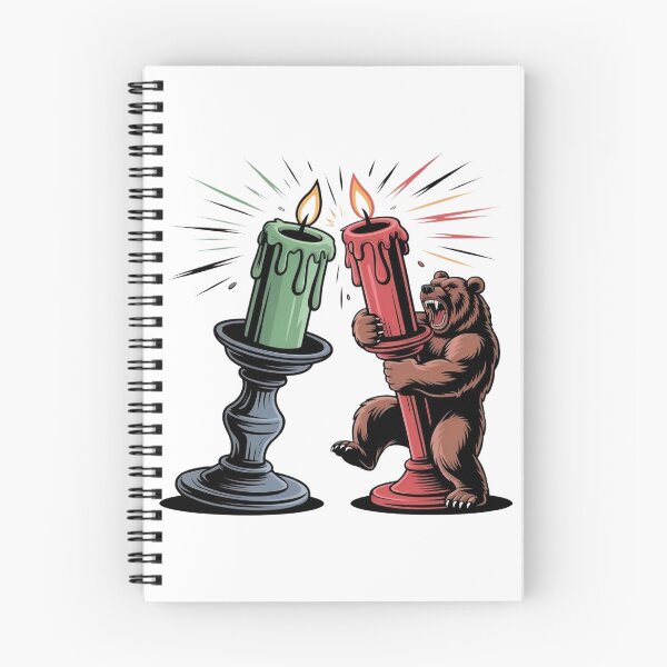 Item preview, Candle Warrior – Separate Bull vs Bear Candlestick Battle designed and sold by techy-rrr.