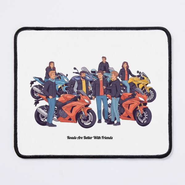 Item preview, Motorcycle Crew Friends Vector Art T-Shirt Design designed and sold by MOHAMMEDAAMIR.