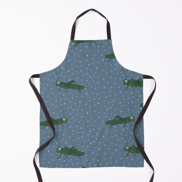 Item preview, Grasshoppers on blue designed and sold by reneesillus.