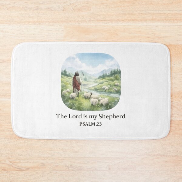 Item preview, The Lord is my Shephard designed and sold by Lydia's Faith & Nature Art.