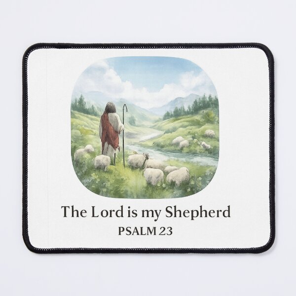 Item preview, The Lord is my Shephard designed and sold by Lydia's Faith & Nature Art.