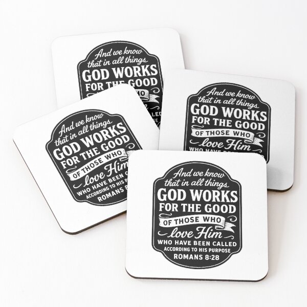 Item preview, Romans 8:28  In All Things God Works For The Good Of Those Who Love Him designed and sold by plushism.