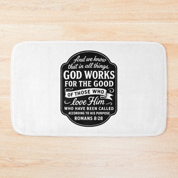Item preview, Romans 8:28  In All Things God Works For The Good Of Those Who Love Him designed and sold by plushism.