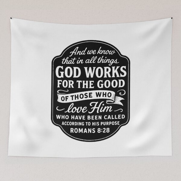 Item preview, Romans 8:28  In All Things God Works For The Good Of Those Who Love Him designed and sold by plushism.