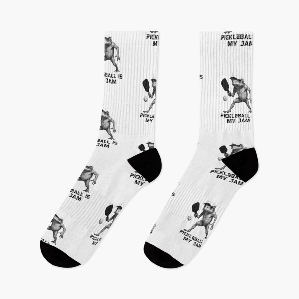 Item preview, Pickleball Is My Jam Funny Frog Pickleball Player Halftone designed and sold by TrueArtsStore.