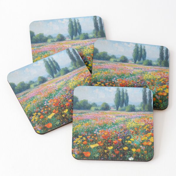 Item preview, Vibrant Field of Wildflowers designed and sold by lautir.