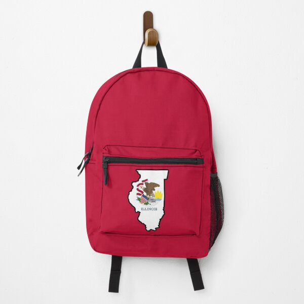 Item preview, State Flag Map of ILLINOIS designed and sold by HFYD.