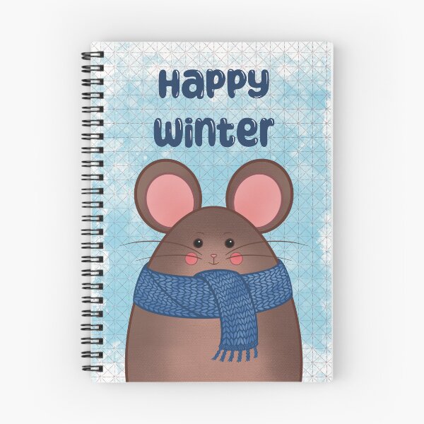 Item preview, Happy Winter Mouse designed and sold by limonlaur.