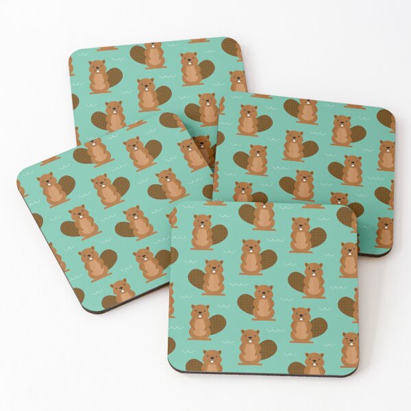 Item preview, Beavers on blue designed and sold by reneesillus.