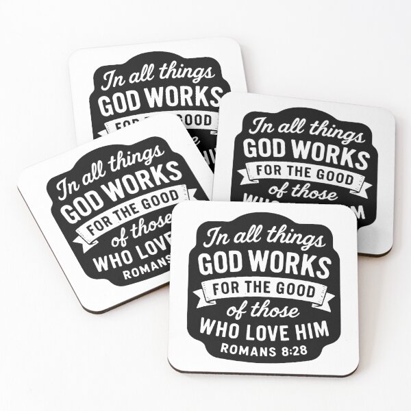 Item preview, Romans 8:28  In All Things God Works For The Good Of Those Who Love Him designed and sold by plushism.