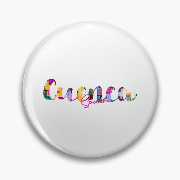 Item preview, Cuenca, Spain, Vibrant Abstract City Typography Art designed and sold by Wanderful-roads.