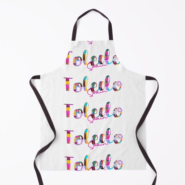 Item preview, Toledo, Spain, Vibrant Abstract City Typography Art designed and sold by Wanderful-roads.