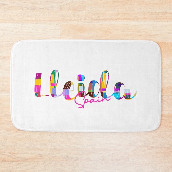 Item preview, Lleida, Spain, Vibrant Abstract City Typography Art designed and sold by Wanderful-roads.