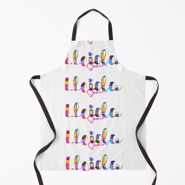 Item preview, Lleida, Spain, Vibrant Abstract City Typography Art designed and sold by Wanderful-roads.