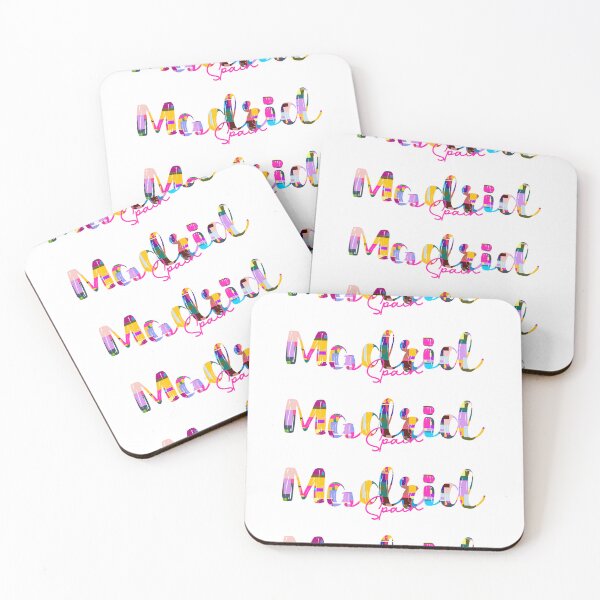 Item preview, Madrid, Spain, Vibrant Abstract City Typography Art designed and sold by Wanderful-roads.