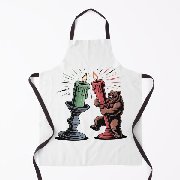 Item preview, Candle Warrior – Bull vs Bear Candlestick Battle designed and sold by techy-rrr.