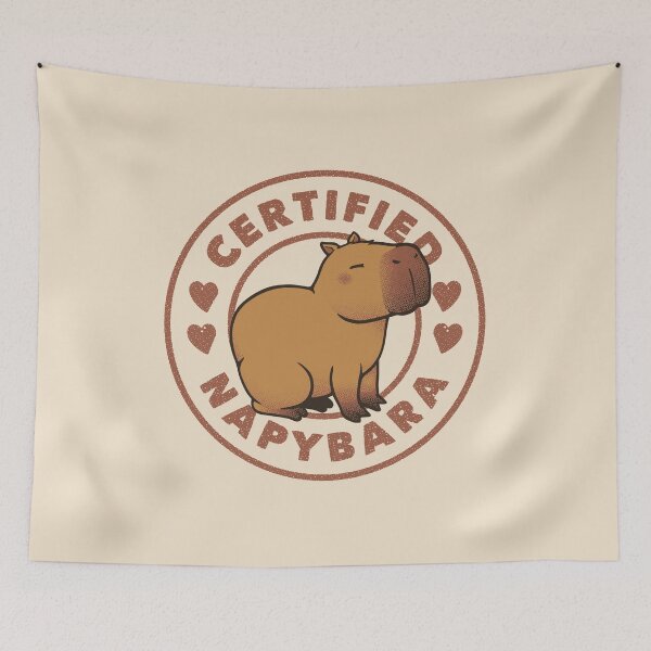 Item preview, Certified Napybara Funny Capy by Tobe Fonseca designed and sold by Tobe Fonseca®.