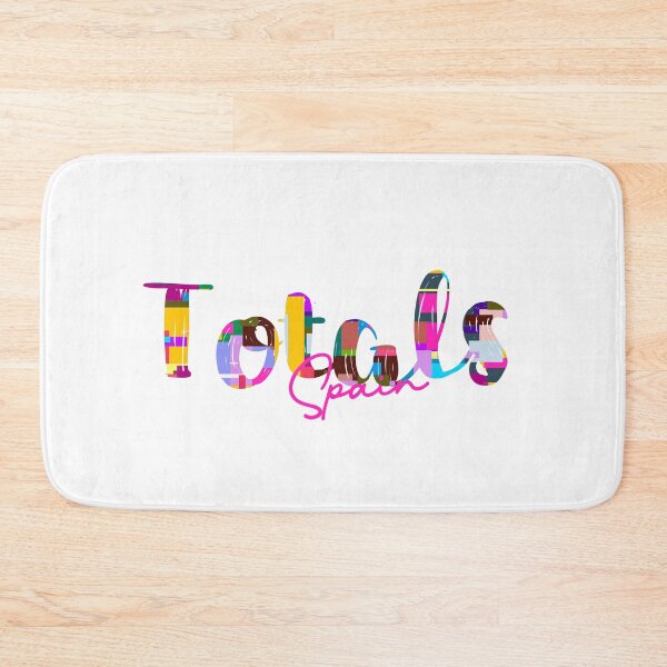 Item preview, Totals, Spain, Vibrant Abstract City Typography Art designed and sold by Wanderful-roads.