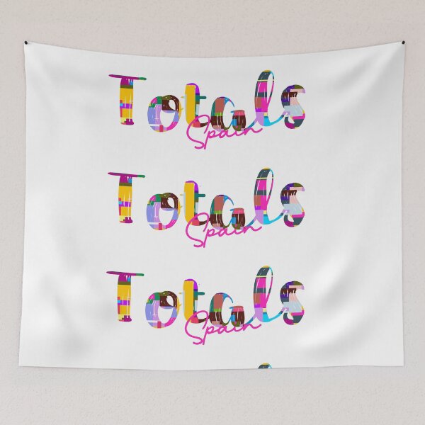 Item preview, Totals, Spain, Vibrant Abstract City Typography Art designed and sold by Wanderful-roads.