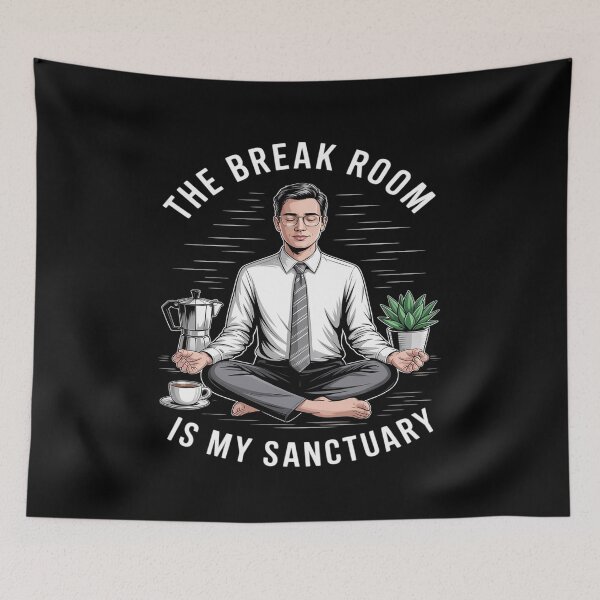 Item preview, Office Humor Coffee Break Sanctuary Work From Home designed and sold by LittleDame.