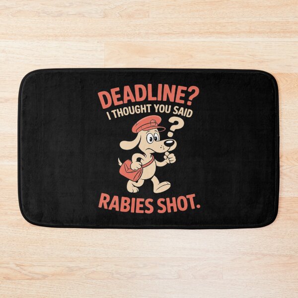 Item preview, Office Dog Deadline Rabies designed and sold by LittleDame.