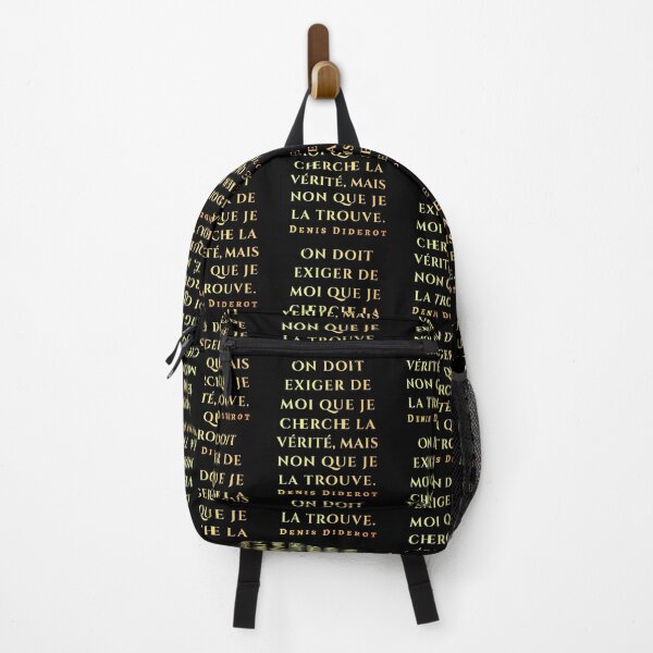 Item preview, Denis Diderot quote: On doit exiger de moi que je cherche la vérité, mais non que je la trouve. designed and sold by artbleed.