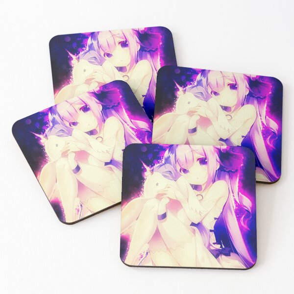 Item preview, Gentle Unicorn From Azur Lane Anime Girl In Dreamy White And Purple Glow designed and sold by thedarvills.