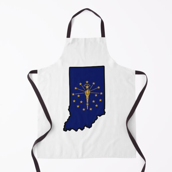 Item preview, State Flag Map of INDIANA designed and sold by HFYD.
