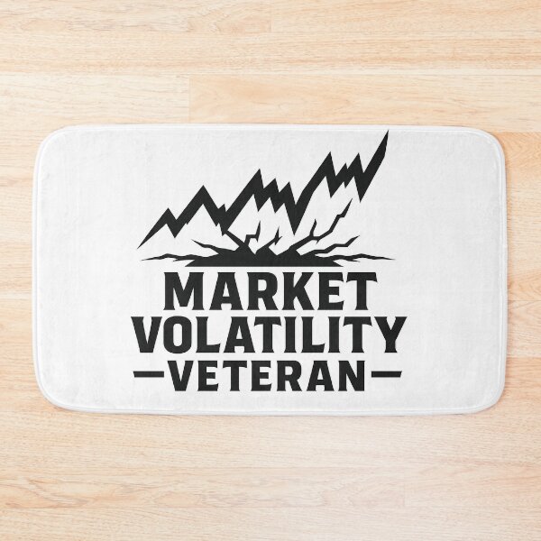 Item preview, Market Volatility Veteran – Bold Chart Earthquake Graphic designed and sold by techy-rrr.