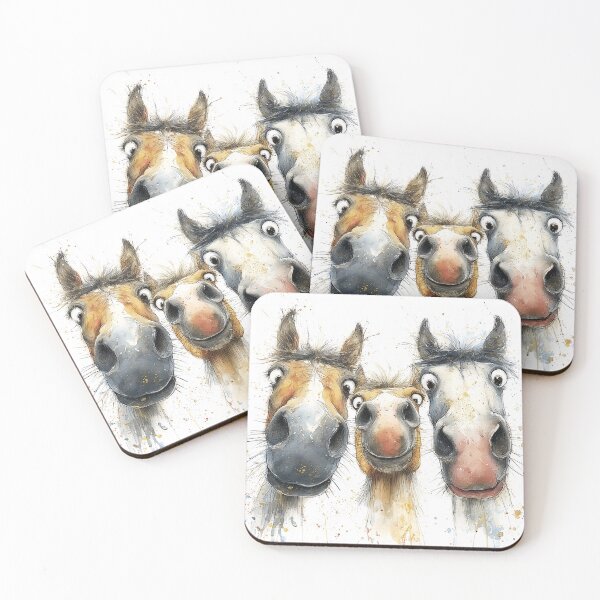 Item preview, Cute Happy Horse ' Unsaddled! ' Designs BY SHiRLeY MacARTHuR designed and sold by Shirley MacArthur Art.