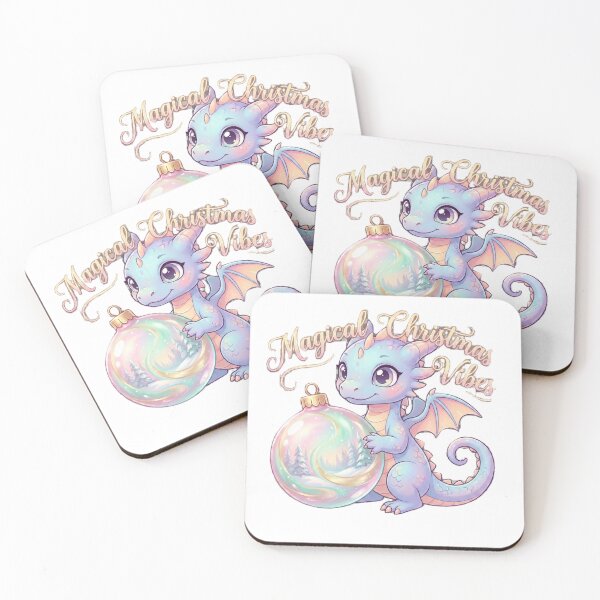 Item preview, Cute Baby Dragon with Christmas Ornament designed and sold by YourDesignVibes.