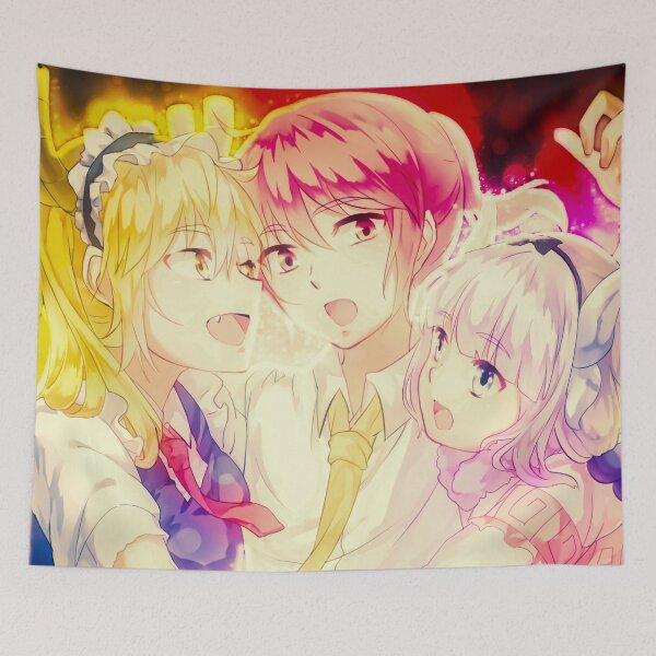 Item preview, Kanna Kamui Joyful Friendship Celebration From Miss Kobayashi Dragon Maid Anime designed and sold by thedarvills.
