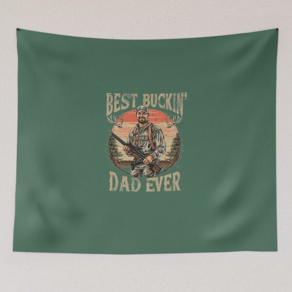 Item preview, HUNTING-BEST-BUCKIN'-DAD-EVER-VINTAGE-TEE designed and sold by WilliamHunt1.