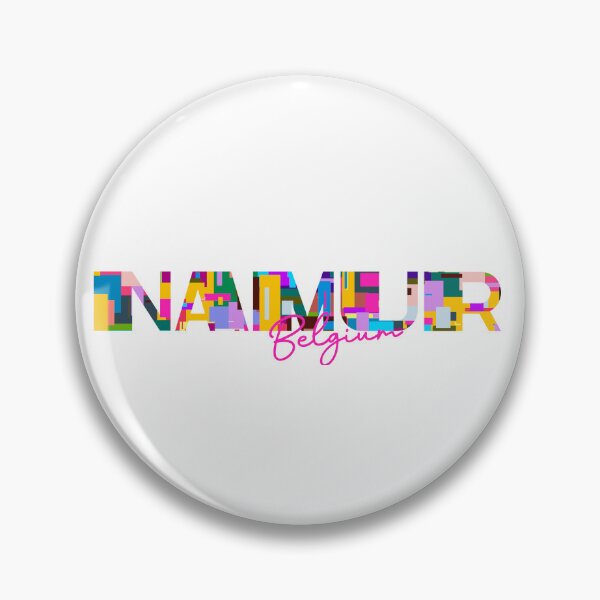 Item preview, Namur, Belgium, Vibrant Abstract City Typography Art designed and sold by Wanderful-roads.