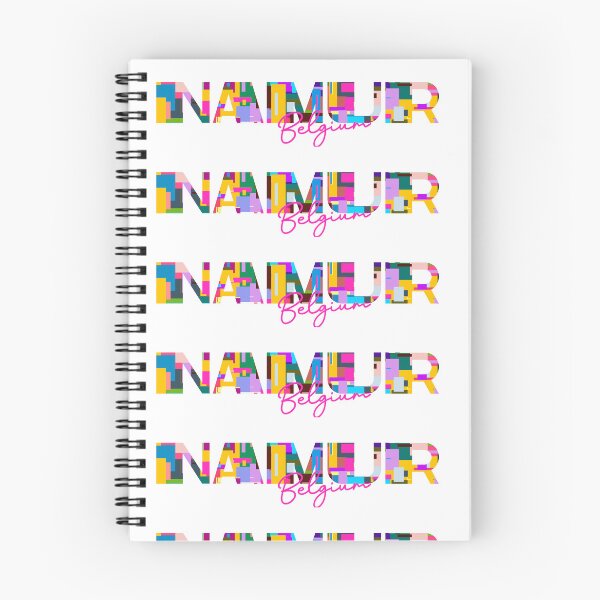 Item preview, Namur, Belgium, Vibrant Abstract City Typography Art designed and sold by Wanderful-roads.