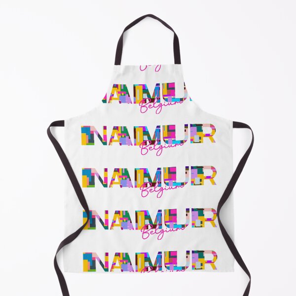Item preview, Namur, Belgium, Vibrant Abstract City Typography Art designed and sold by Wanderful-roads.
