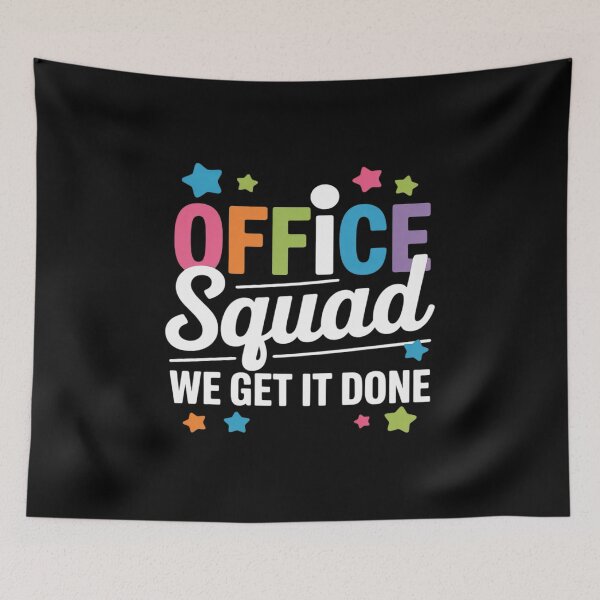 Item preview, Office Squad We Get It Done Back to School Happy First Day designed and sold by LittleDame.
