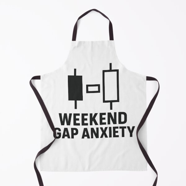 Item preview, Weekend Gap Anxiety – Large Text & Gap Chart Graphic designed and sold by techy-rrr.