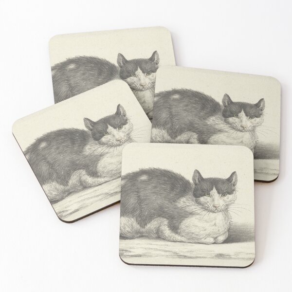 Item preview, Lying cat, facing right designed and sold by felttipcat.