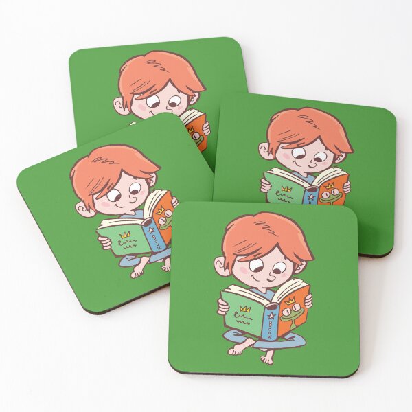 Item preview, boy is sitting on the floor and reading a book designed and sold by duxpavlic.