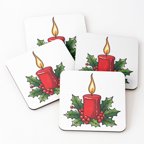 Item preview, Cozy Red Christmas Candle designed and sold by SunDrift.