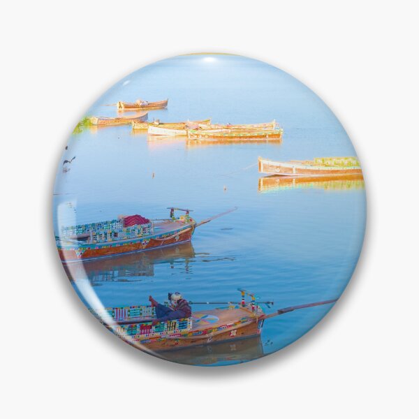 Item preview, Gorgeous watercraft next to a river designed and sold by shoaib ismail.