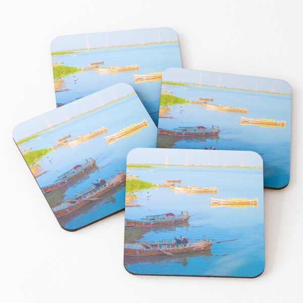 Item preview, Gorgeous watercraft next to a river designed and sold by shoaib ismail.