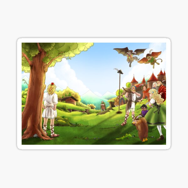 William Tell and the Apple Sticker