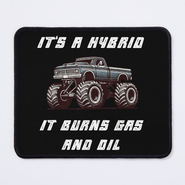 Item preview, Funny Hybrid Monster Truck Burns Gas And Oil Car Enthusiast Gift designed and sold by RannaHile.