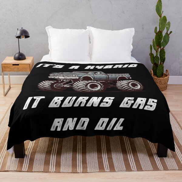Item preview, Funny Hybrid Monster Truck Burns Gas And Oil Car Enthusiast Gift designed and sold by RannaHile.