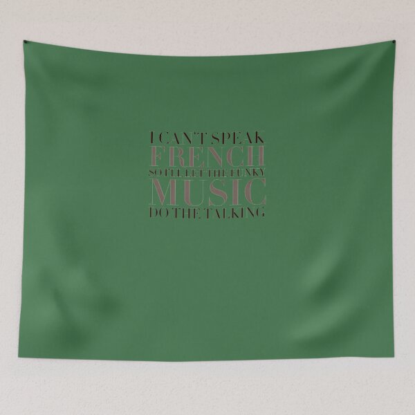 Item preview, I-CAN'T-SPEAK-FRENCH-(GIRL'S-ALOUD)-T-SHIRT designed and sold by EvaHall2.