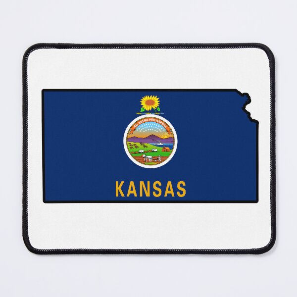 Item preview, State Flag Map of KANSAS designed and sold by HFYD.